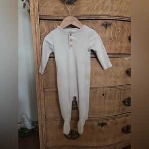 First Wave Beige Kids Pajamas Footies